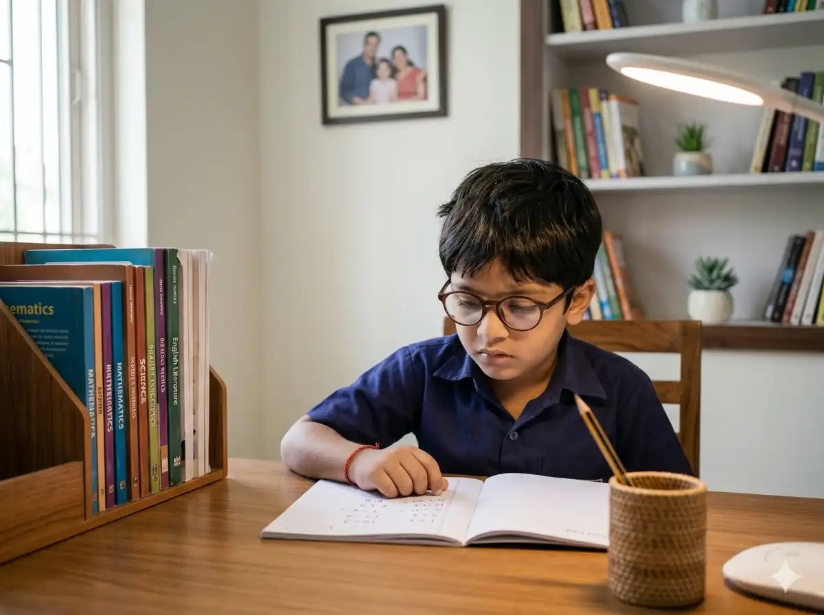 Best study environment for focused learning Distraction-free study table setup for kids
